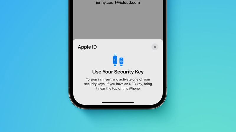 五龙口镇苹果手机维修分享iOS 16.3 新增的 Apple ID 的安全密钥有什么功能 