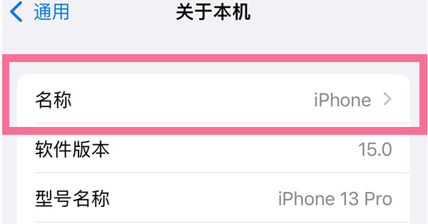 五龙口镇苹果13维修分享iPhone 13热点名字设置教程 