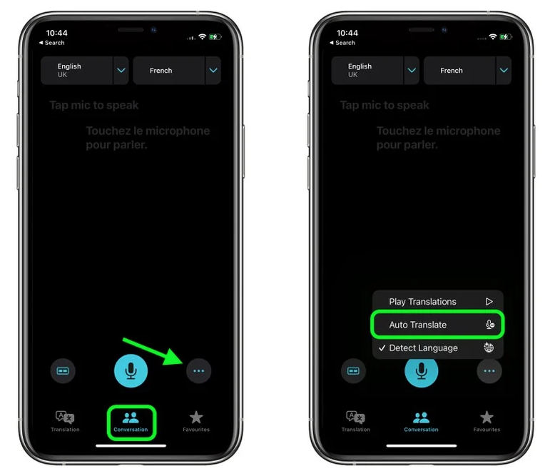 五龙口镇苹果手机维修分享iOS 15 “翻译” App 新改进 